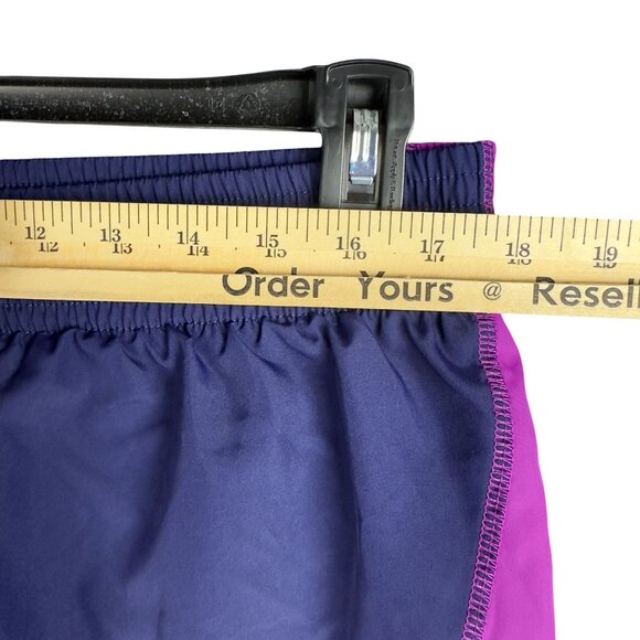 Champion Duo Dry Shorts Womens XL Purple & Pink Athletic Drawstring Waist - Picture 4 of 7